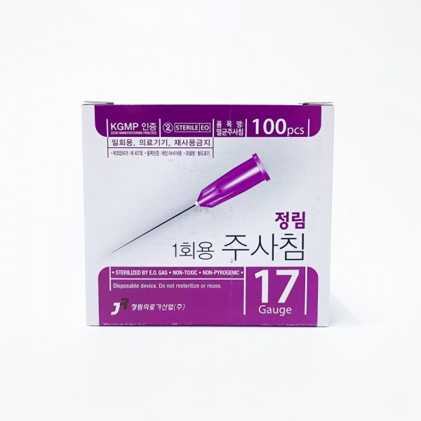 정림 일회용 주사침 17G 1 1/2(38mm)