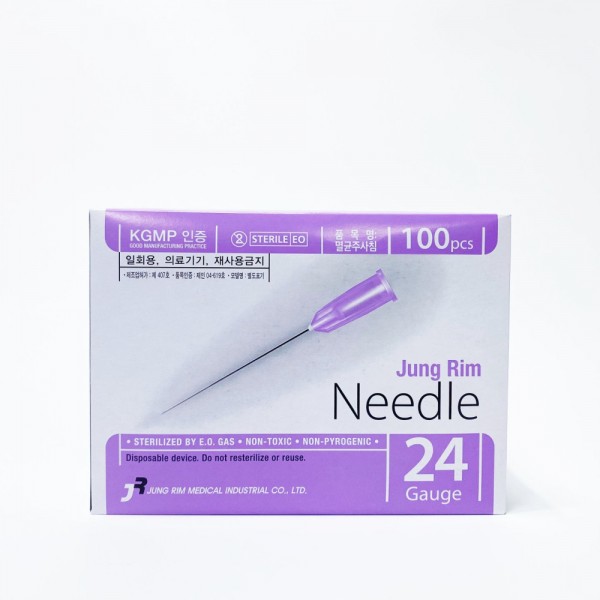 정림 일회용 주사침 (장침) 24G 2 1/3(60mm)