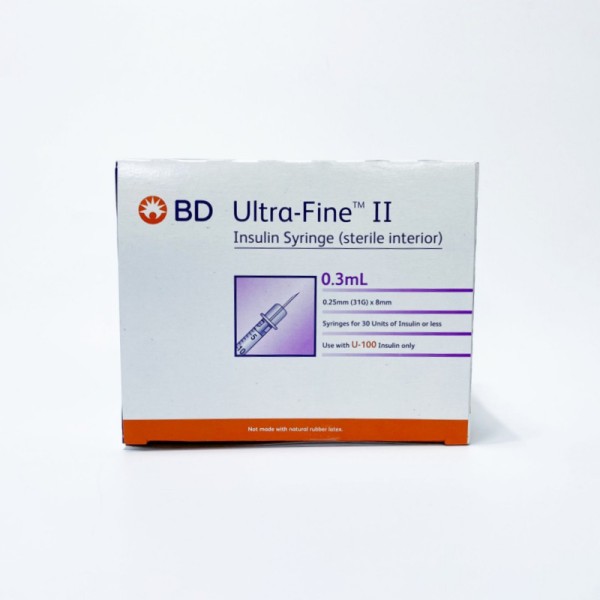 BD 인슐린 주사기 0.3mL 31GX8mm