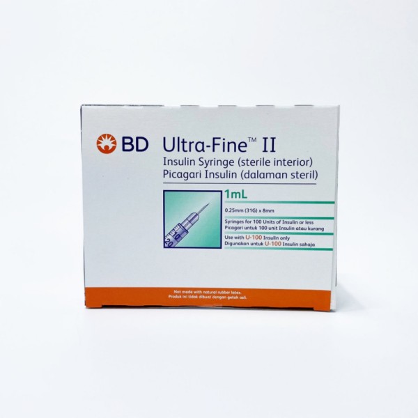 BD 인슐린 주사기 1mL 31GX8mm