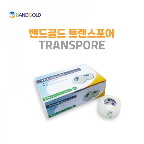 밴드골드 플라스틱반창고 투명 1인치