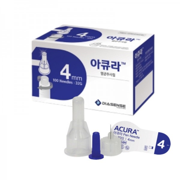 아큐라 인슐린 펜니들 32G 4mm 100개입