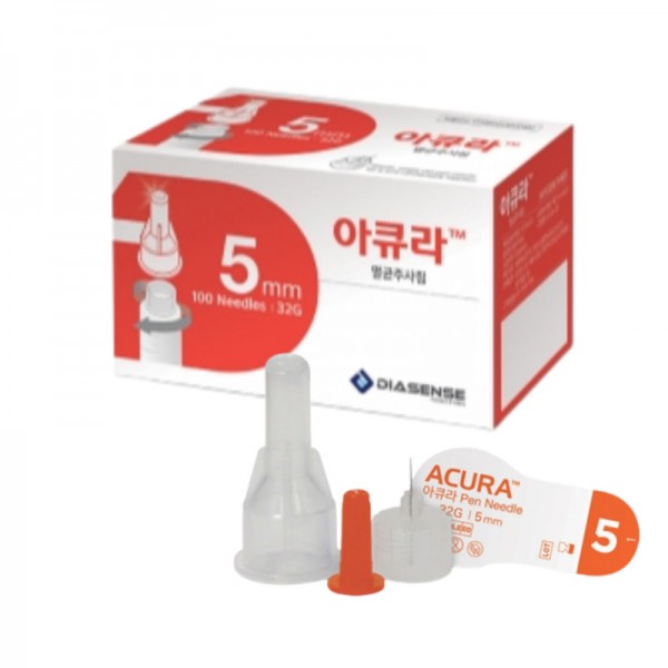 아큐라 인슐린 펜니들 32G 5mm 100개입